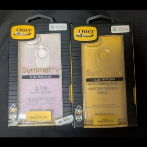 Set Of Two Otter Box Symmetry Series Google Pixel 2XL iPhone Cases
